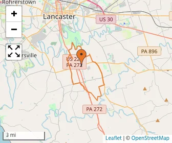Area schools map